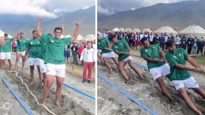 Pakistan wins bronze in tug of war at World Nomad Games, defeats India at same event