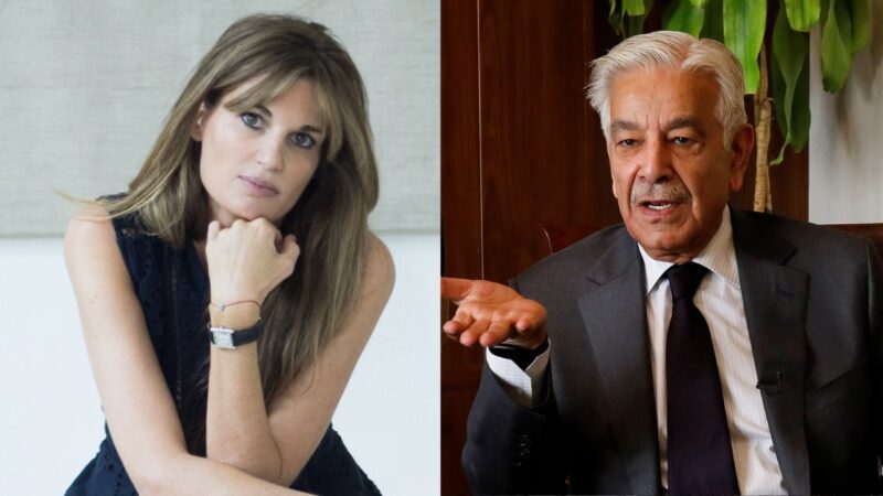 Khawaja Asif clarifies Jewish identity post was not aimed at Jemima Goldsmith or her family