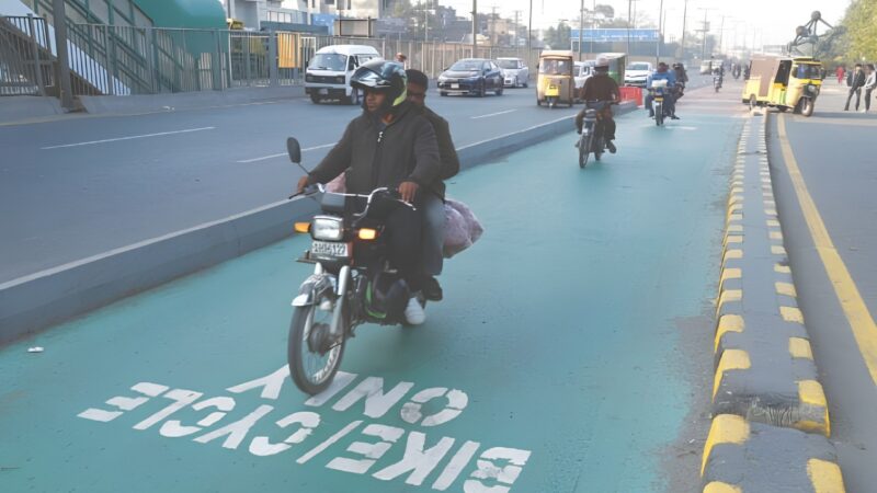 Punjab CM orders dedicated bike lanes on major Lahore roads