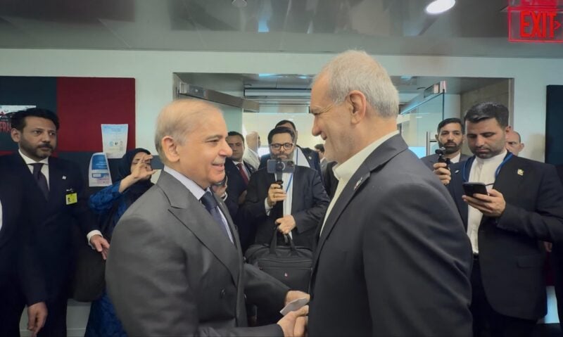 PM Shehbaz reiterates Pakistan’s commitment to Islamabad MoU, stresses de-escalation after meeting with Iranian president