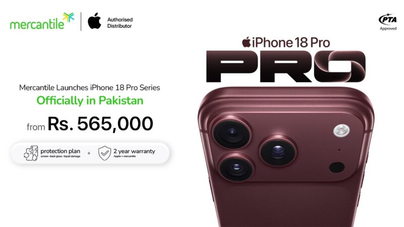 Mercantile Launches iPhone 18 Pro and iPhone 18 Pro Max Officially in Pakistan