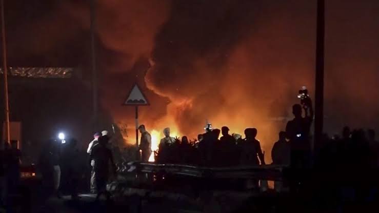 Indian university students vandalise campus, set police vehicles, army tank on fire during protest over alleged rape