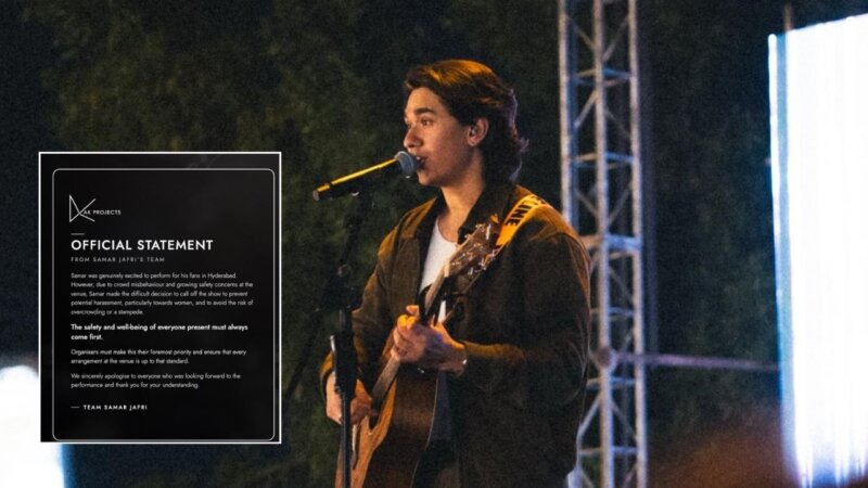 Samar Jafri cancels Hyderabad performance over crowd misbehaviour