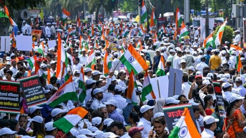 Protesters in India demand election commission chief’s resignation over voter-list irregularities