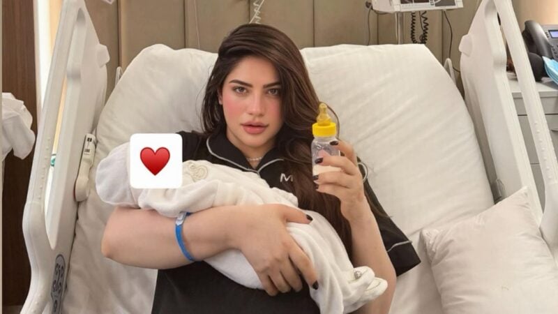 Neelam Muneer shares first photo with newborn son, reveals name