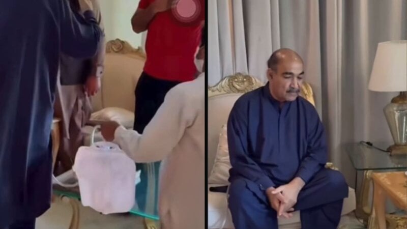 Punjab education minister’s MNA father bashed online after child spotted carrying urine bag in viral video