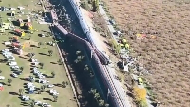 At least 46 dead after two high-speed trains collide in Spain
