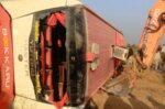 Five killed, at least 27 injured as bus plunges into drain in Hafizabad