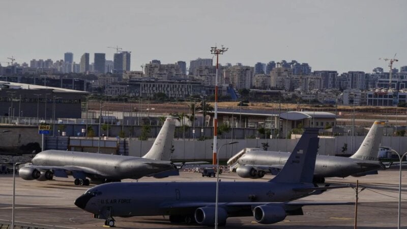 US deploys 10 military aircraft to Israeli bases ahead of possible military confrontation with Iran