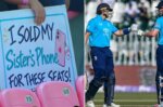 ‘Must have been a cheap phone’: Commentator reacts to fan’s banner at Rawalpindi ODI