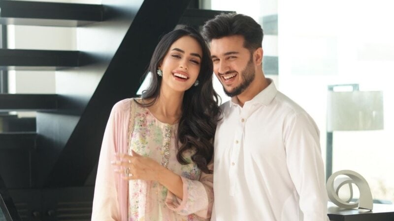 ‘No one can be this pretty’: Shahveer Jafry recalls thinking wife Ayesha Baig was fake at first