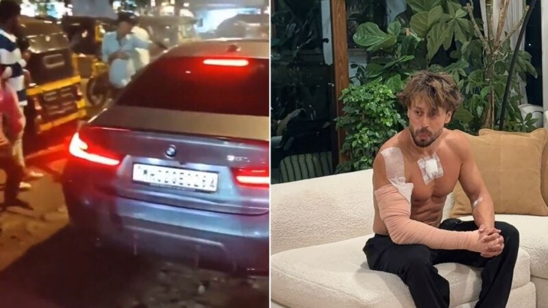 VIDEO: Tiger Shroff survives shooting in Mumbai