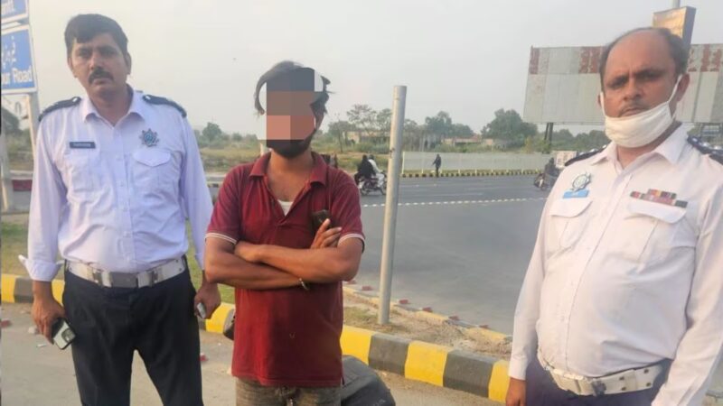 Lahore motorcyclist arrested, fined Rs190,000 for 113 unpaid e-challans